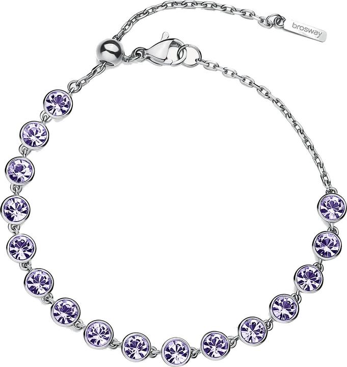 Immagine prodotto Brosway Bracciale in acciaio con cristalli viola Symphonia BYM153 (Acciaio)