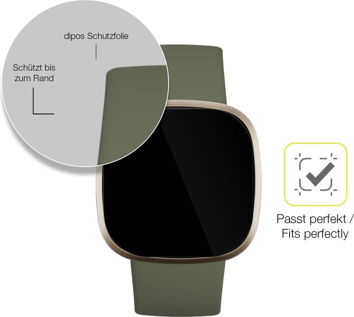 Immagine prodotto Dipos 3D Full-Cover Pellicola Protettiva (Fitbit Versa 3)