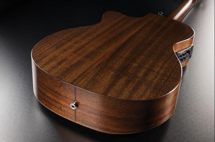 Actual product image Lâg Guitars Tramontane T118ABCE-BRS brown shadow (Western guitar, Back and sides: Khaya Mahogany, Bridge: Brownwood, Fingerboard: Brownwood, Neck: Mahogany, Saddle: Compensated Black Graphite, Top: solid cedar)