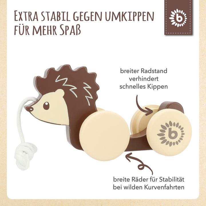 Produktbild Bieco Nachziehtier 'Igel'