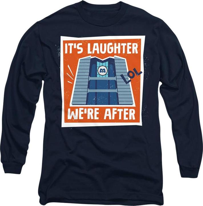 Actual product image Monsters at Work Unisex Adult It's Laughter We're After T-Shirt (S)