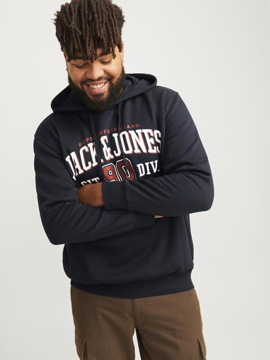 Produktbild Jack & Jones JJELOGO SWEAT HOOD 2 COL 24/25 NOOS PLS (4XL)