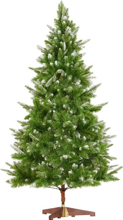 tectake Künstlicher Weihnachtsbaum Blitzen, 180 cm, Spritzgussnadeln (180 cm)