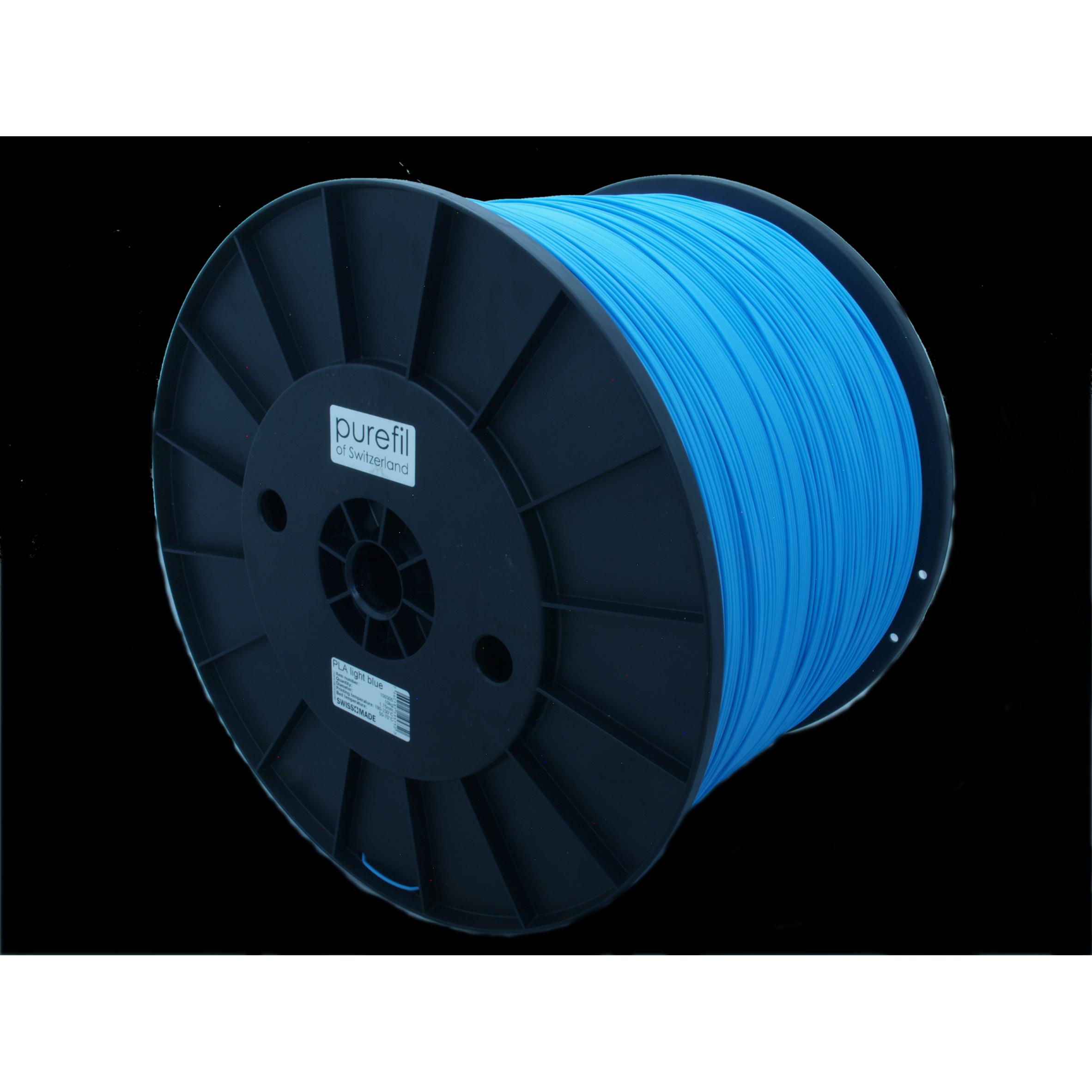 Purefil Filament (PLA, 1.75 mm, 10000 g, Blau), 3D Filament, Blau