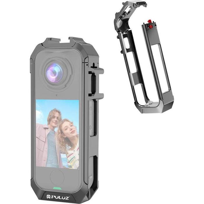 Puluz metal protective case for Insta 360 X4 Air (Gray), Accessori action cam