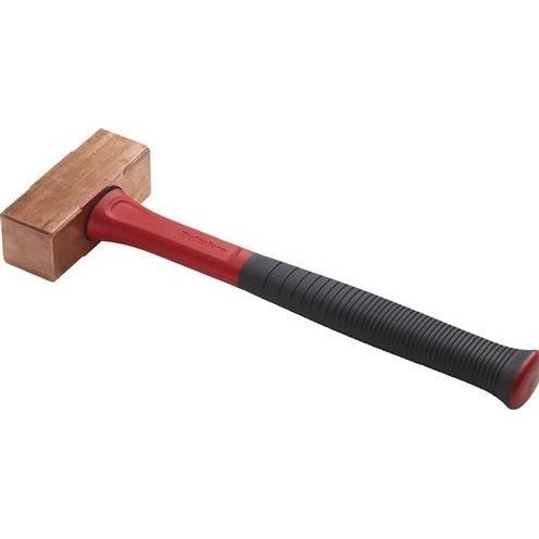 Helmuth A. Jensen, Hammer, Kobberhammer 2 kg med glasfiberskaft