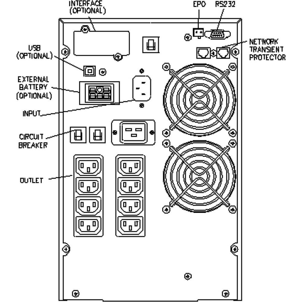 Thumbnail - Roline ProSecure II 2000 (2000 VA, 1400 W, Online-Doppelwandler USV), USV