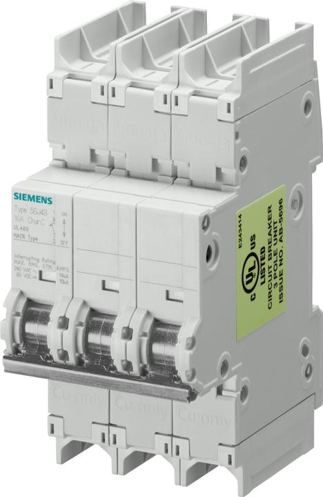 Produktbild Siemens Leitungsschutzschalter UC C 35A 3p 240V 5SJ4335-7HG41