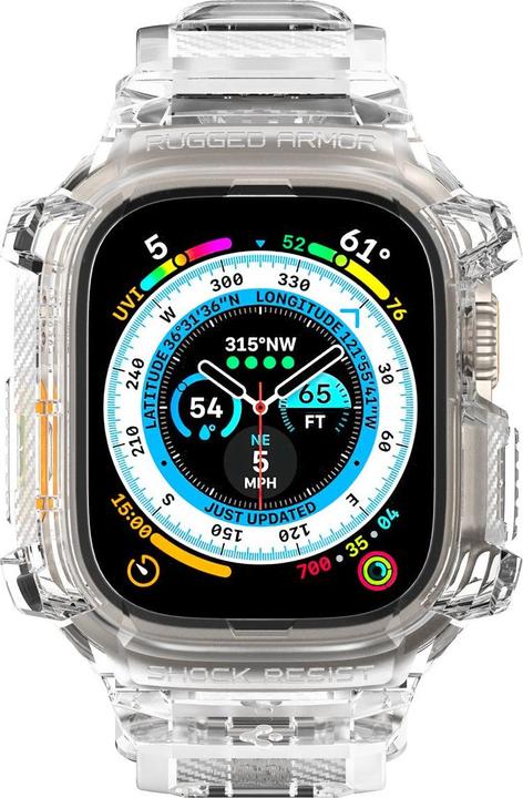 Produktbild Spigen RUGGED ARMOR "PRO" Apple Watch ULTRA (49MM) CRYSTAL CLEAR (Thermoplastic polyurethane (TPU))