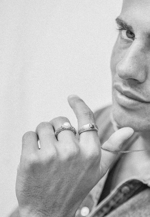 Immagine prodotto Haze & Glory Ring Perle Vintage 925 Silber (66, 925 Argento)
