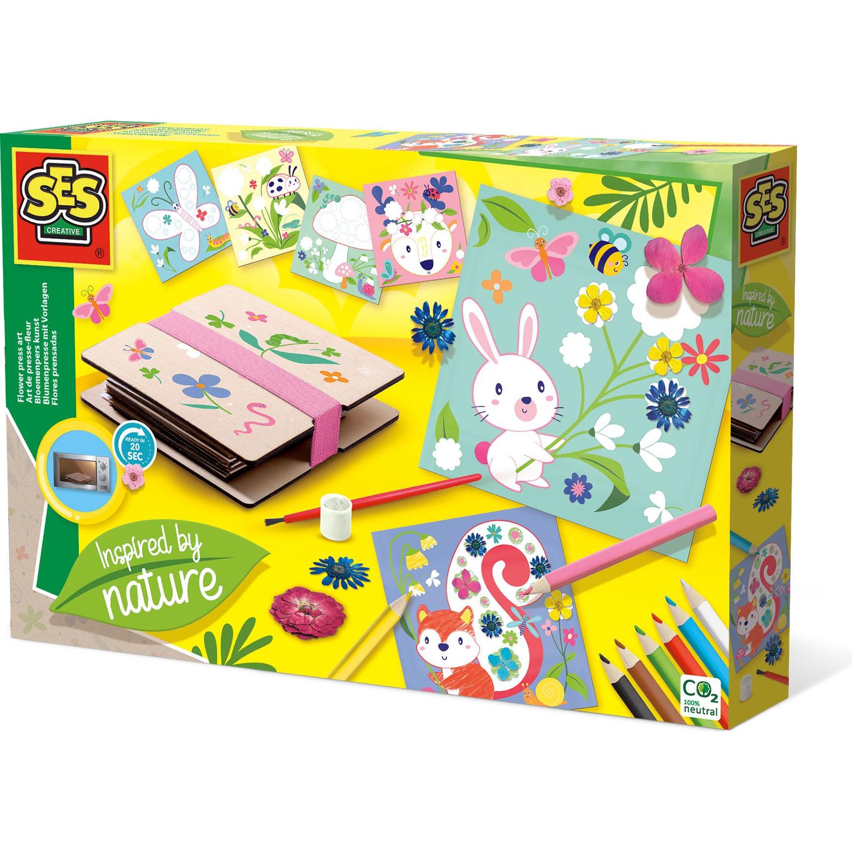 Ses Creative Bastel-Set Blumenpresse Inspired by nature