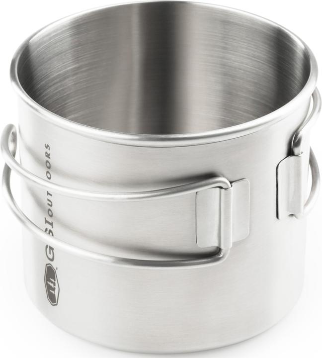 Image du produit GSI Gobelet en acier inoxydable avec poignée rabattable 500ml