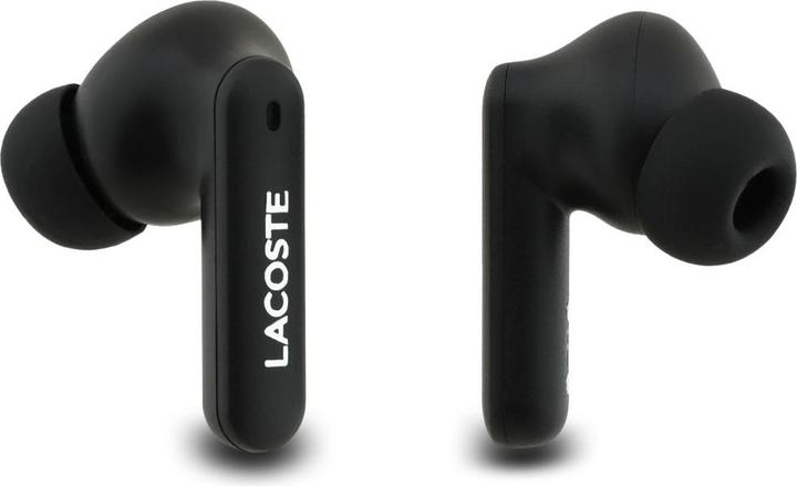 Produktbild Lacoste Earphones TWS Monogram The Blend Bluetooth ENC ANC black (ANC, 6 h, Kabellos)