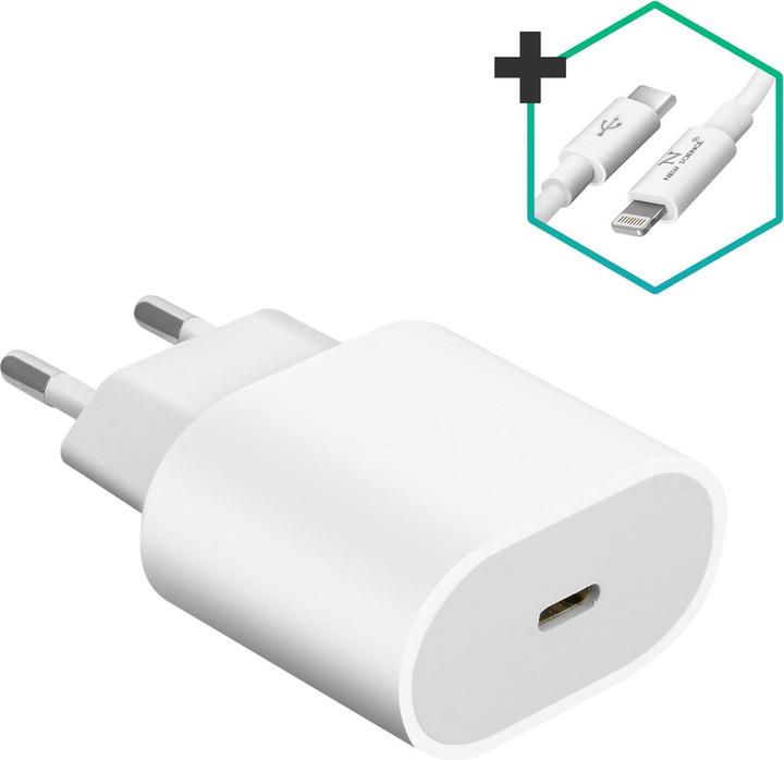 Actual product image Avizar USB-C Charger iPhone/iPad inkl. Kabel (20 W)