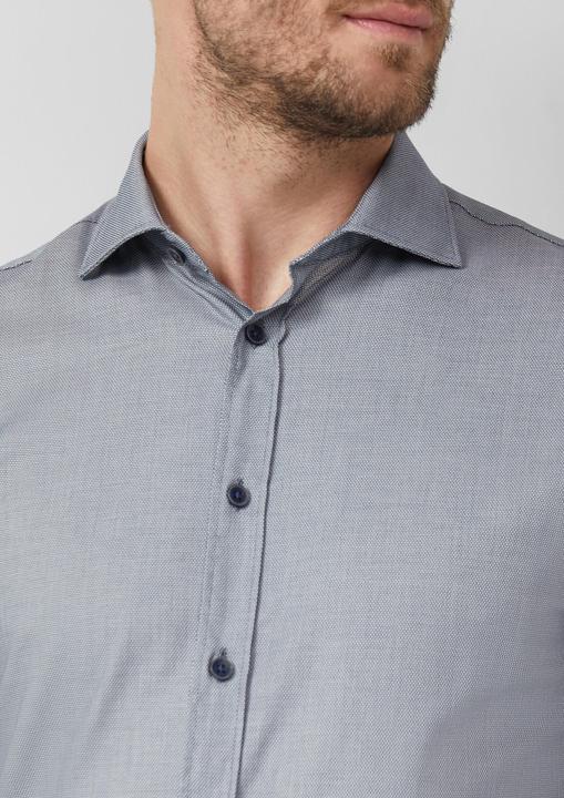 Immagine prodotto s.Oliver Hemd Tailored Fit: Langarmhemd mit feiner Webstruktur (38)