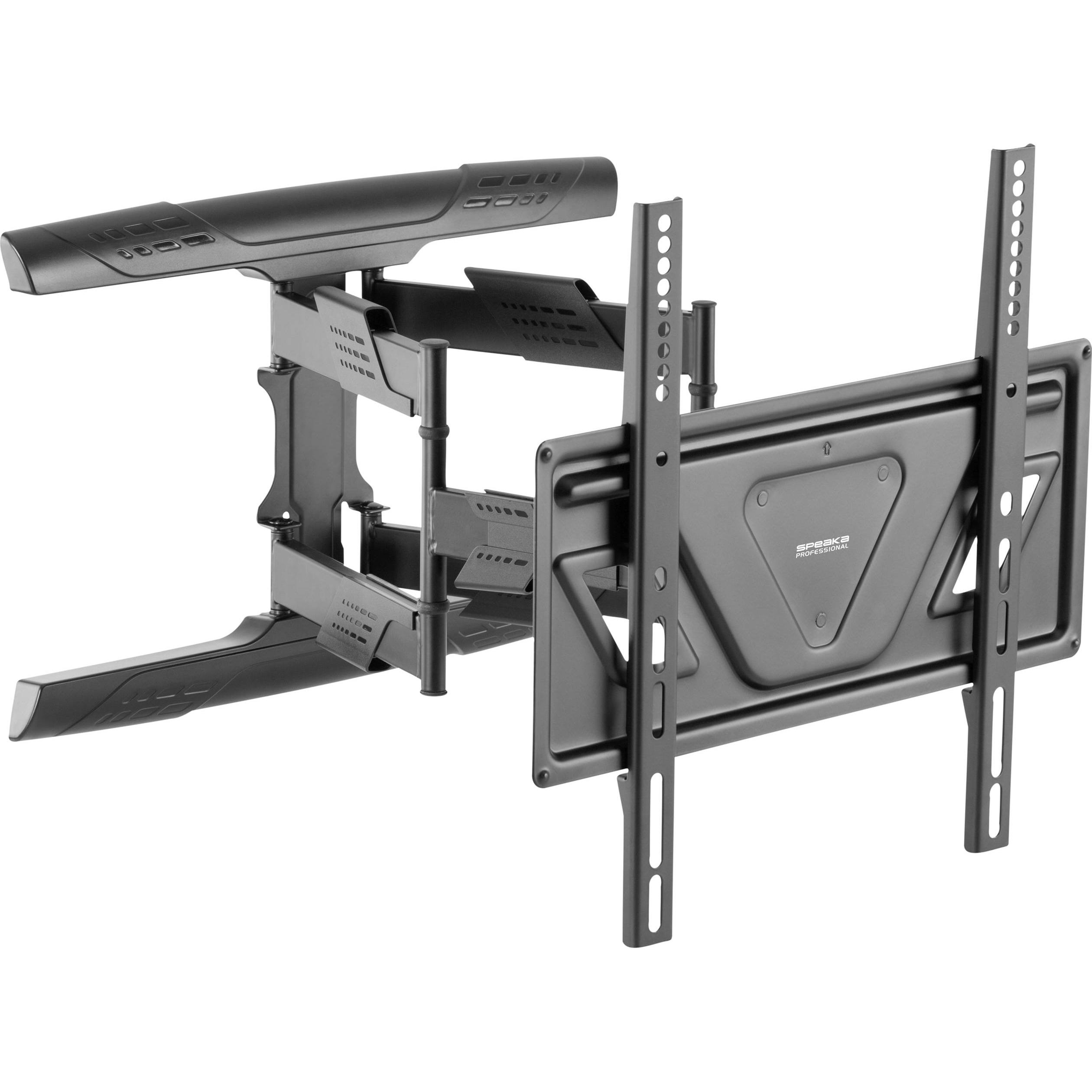 SpeaKa Professional Supporto a parete per TV SpecialX (Muro, 45 kg, 32" - 70"), Supporto da parete TV, Nero