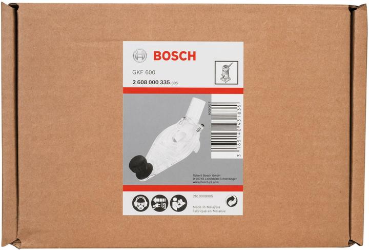 Produktbild Bosch Professional Zubehör Grundplatte mit Handgriff und Absaugstutzen