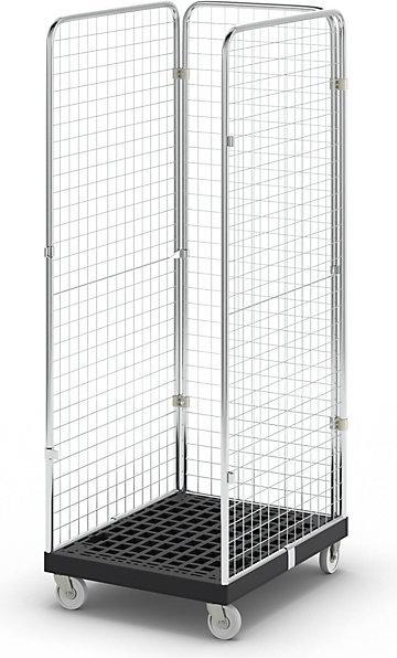 Produktbild eurokraft basic Rollbehälter mit Gitterwänden (500 kg, 1)