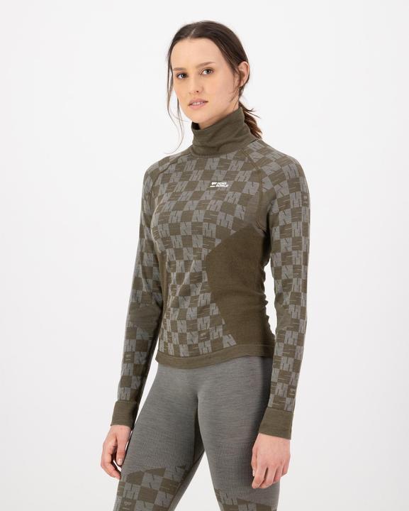 Actual product image Mons Royale Ascender Merino Seamless Mock (M)