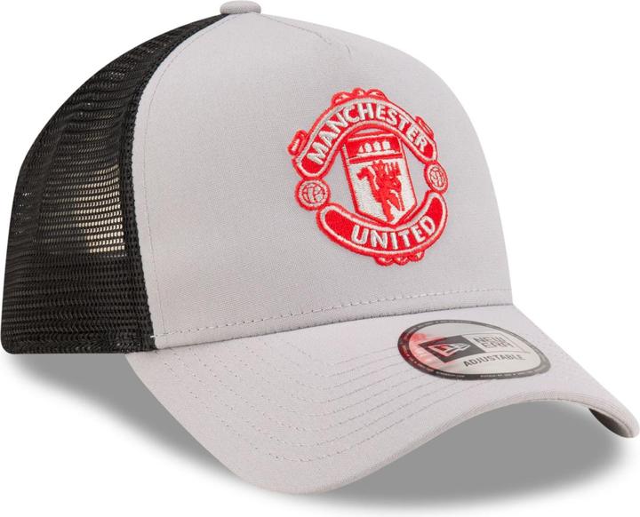 Produktbild New Era A-Frame Mesh Trucker Cap - Manchester United grau