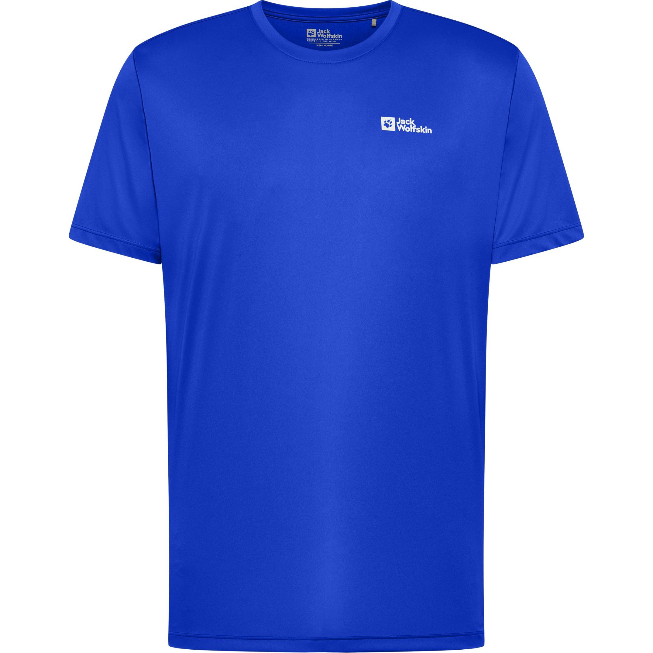 Jack Wolfskin, Herren, Sportshirt, Tech T M (M), Blau, M