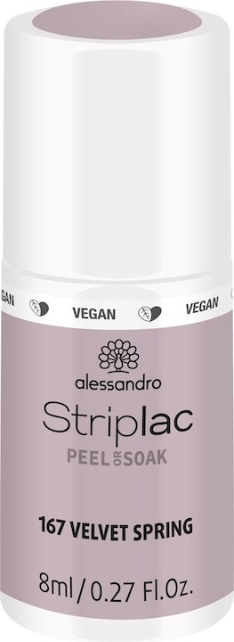 Alessandro Striplac Peel or Soak Velvet Spring 8 ml (167 Velvet Spring, UV-Gel Lack)