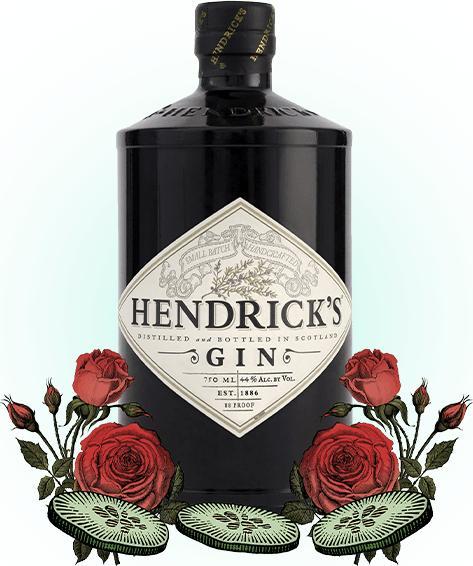 Produktbild Hendrick's Gin (1 x 70 cl)