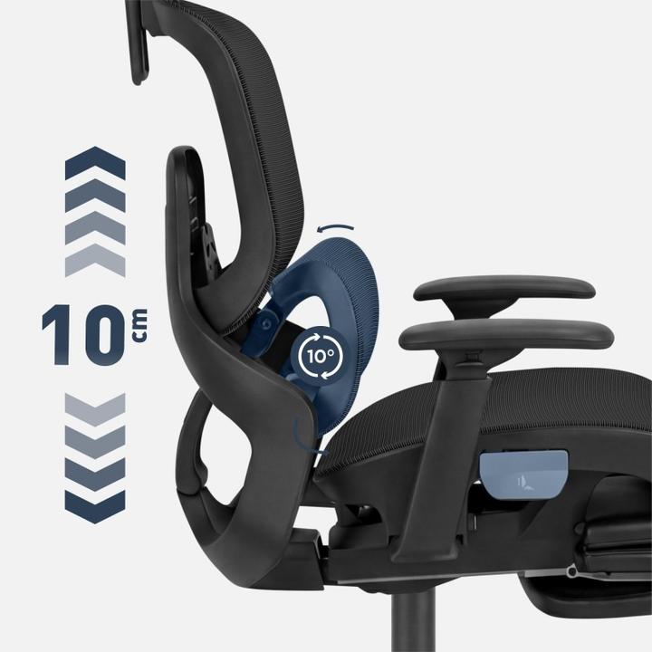 Actual product image Mark Adler Fotel ergonomiczny z podnóżkiem Expert 9.3 Black