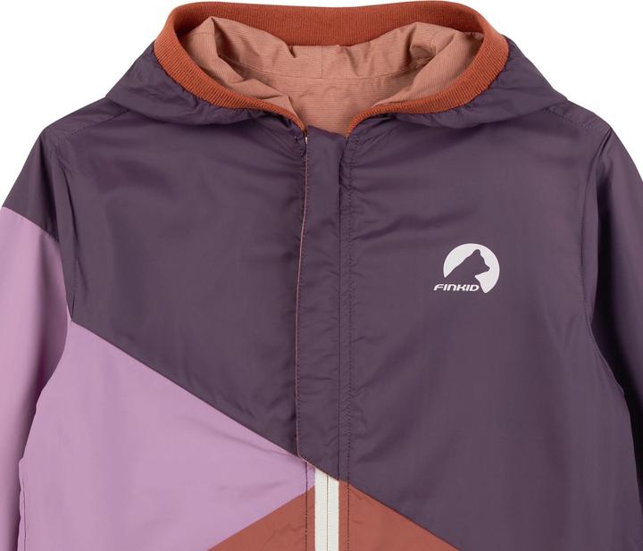 Produktbild finkid wendbare Regenjacke Muutuva peach/rust (104, 110)