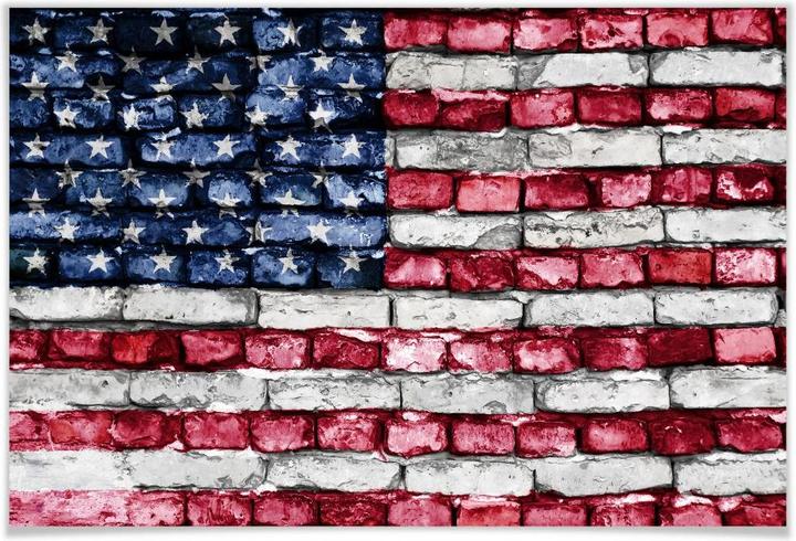 Immagine prodotto Trenddeko Stelle e strisce (100 x 70 cm)