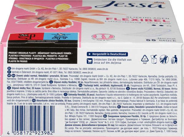 Produktbild dm Jessa Slipeinlagen Flexibel (55 x)