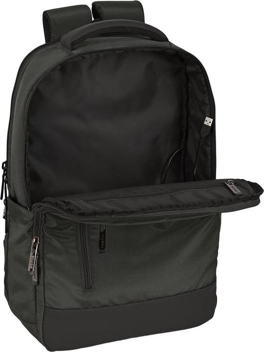 Actual product image Safta Laptop and tablet backpack with USB port Business Grey (29 x 44 x 15 cm)