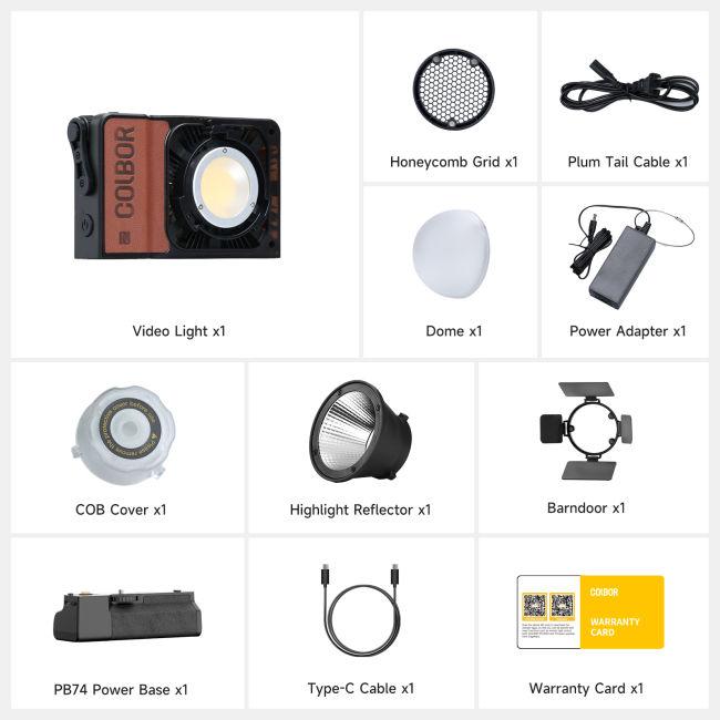 Immagine prodotto Colbor Kit Luce LED Cob Tascabile W60
