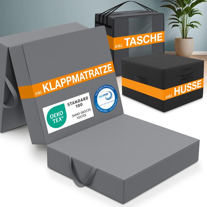 Actual product image Bestschlaf Folding mattress incl. cover & transport bag (75 x 195 cm, Foam core)