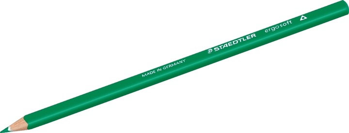 Actual product image Staedtler Triangular coloured pencil ergosoft, triangular, juice green (Sap green, 1 x)
