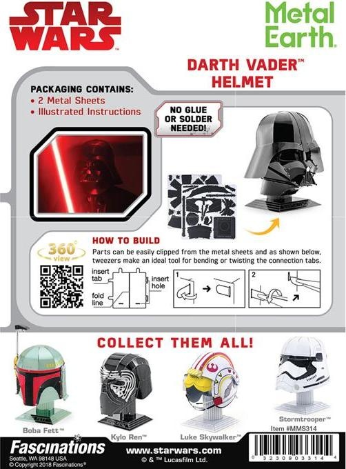 Produktbild Metal Earth Darth Vader Helmet