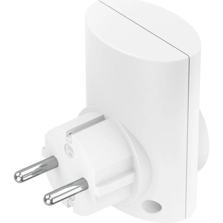 Hama, Ciabatta multipresa, Steckdosenadapter, Schutzkontakt, Überspannungsschutz, Netzspannung, Weiss (1 x, CEE 7/3)