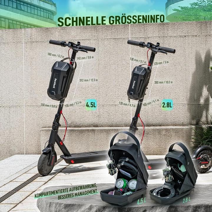 Produktbild Jeebel E-Scooter Tasche & Fahrradschloss Set