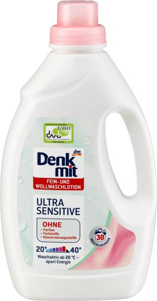 dm Denkmit Ultra Sensitive (30 Waschgänge, Flüssig)