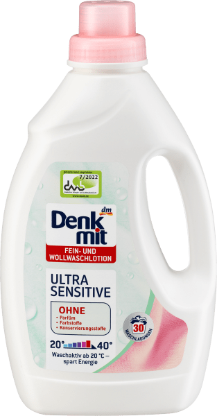 dm Denkmit Ultra Sensitive (30 Waschgänge, Flüssig)
