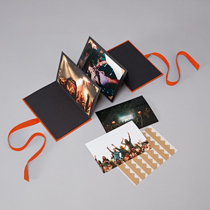 Productafbeelding Semikolon Fotoalbum Leporello Classico Oranje (10 x 15 cm, 9 x 13 cm)