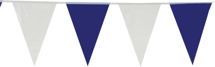 Tib Chaîne de fanions en plastique bleu et blanc (1 pcs)