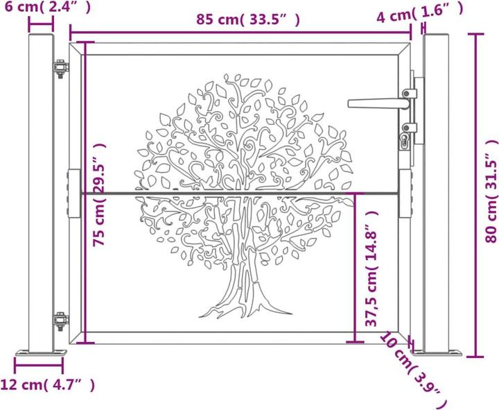 Immagine prodotto vidaXL Gartentor