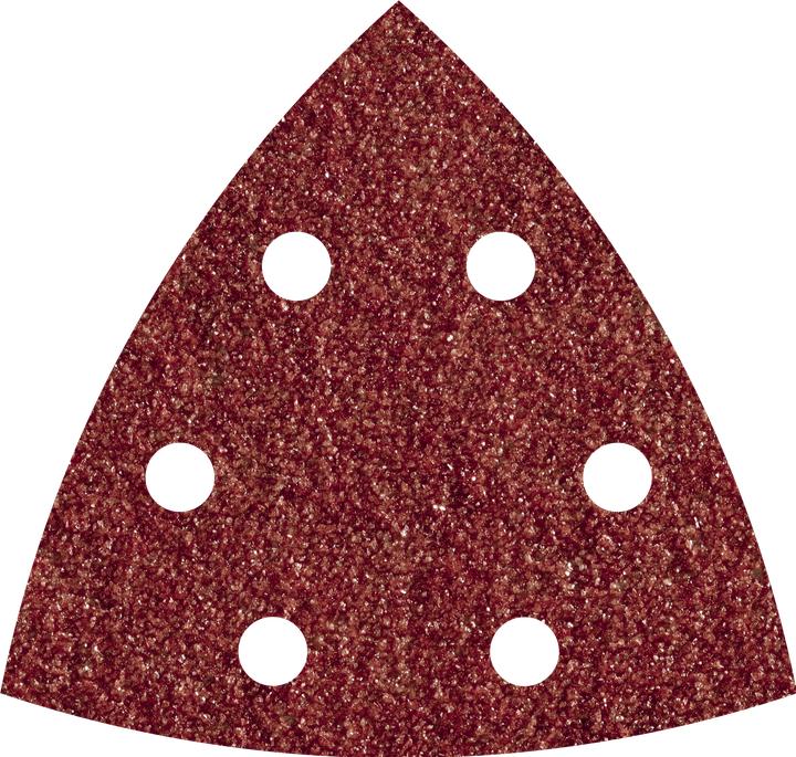 Produktbild wolfcraft 5 Haft-Schleifbl. Korund K120 Delta 105 (120)