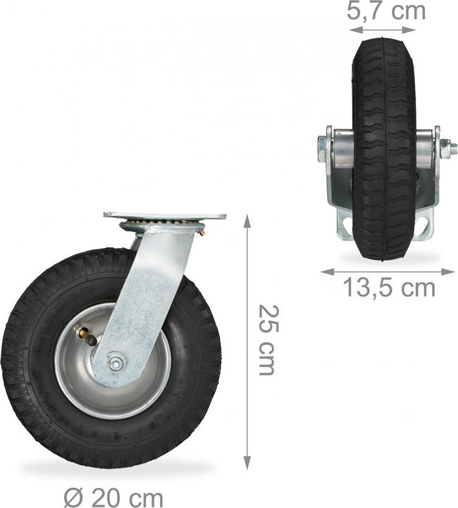 Produktbild Relaxdays Lenkrolle