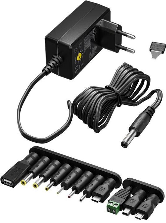 Actual product image Goobay Universal power supply unit 3V-12V 1.0 A