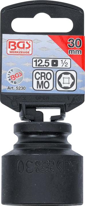 Image du produit BGS Douille à choc, six pans | 12,5 mm (1/2") | 30 mm (30 mm)
