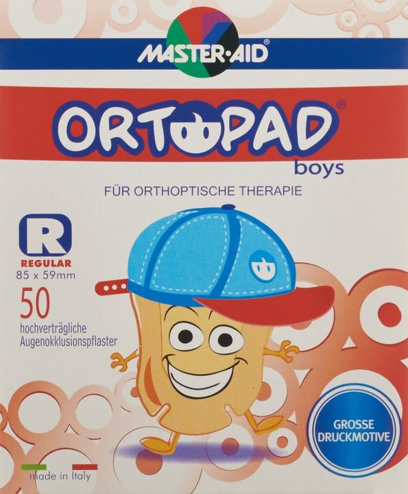 Actual product image Master Aid Eye Patch Regular Boys 50 Piece (50 x)