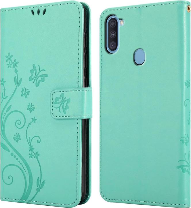 Actual product image Cadorabo Flower Book Cover (Samsung Galaxy M11, Samsung Galaxy A11)