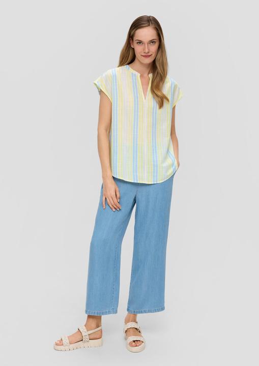 Produktbild S.Oliver Bluse Baumwollbluse mit Tunika-Ausschnitt im Relaxed Fit (36)